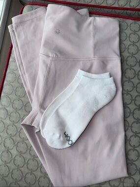 Athleta Elation Tight Leggings - Pale pink/ Lavender